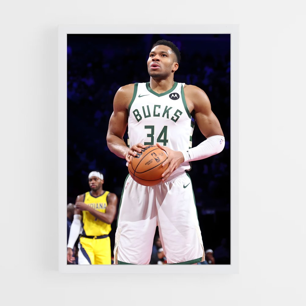 ap-giannis antetokounmpo-1 cadre Blanc