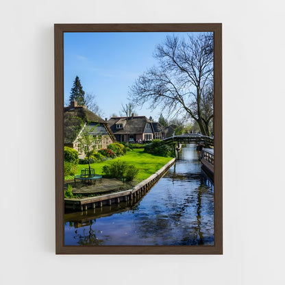 ap-giethoorn-3 cadre Bois foncé