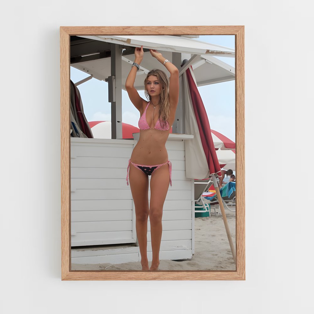 ap-gigi hadid-1 cadre Bois clair