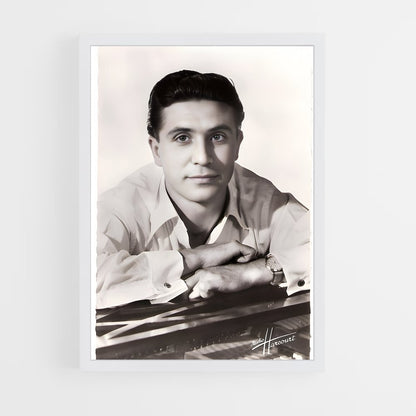 ap-gilbert becaud-3 cadre Blanc