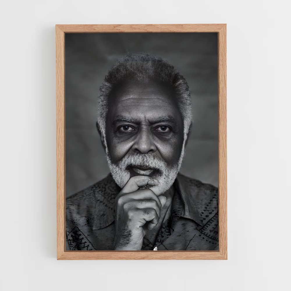 ap-gilberto gil-2 cadre Bois clair