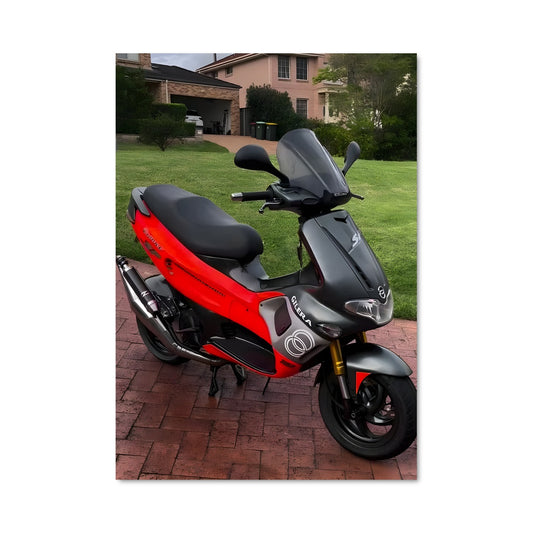 Poster Runner Rouge et Noir