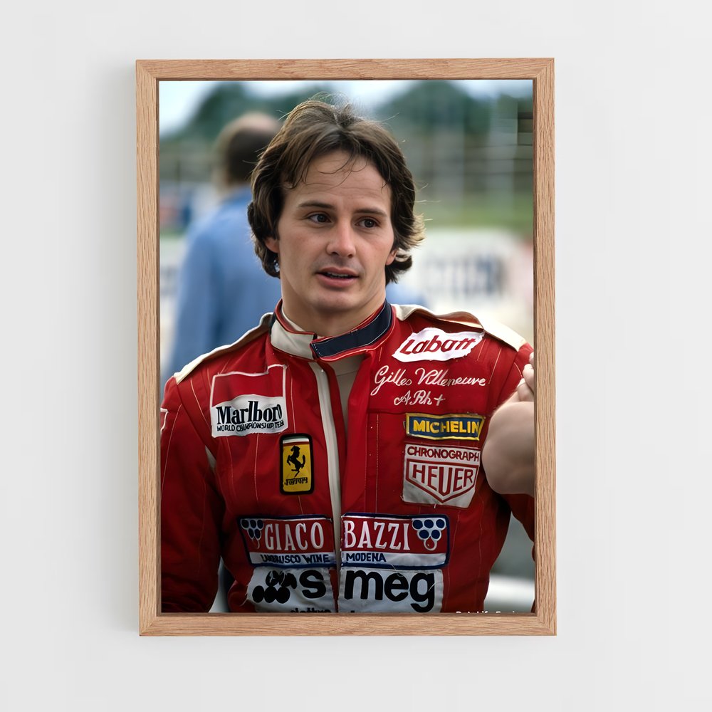 ap-gilles villeneuve-1 cadre Bois clair