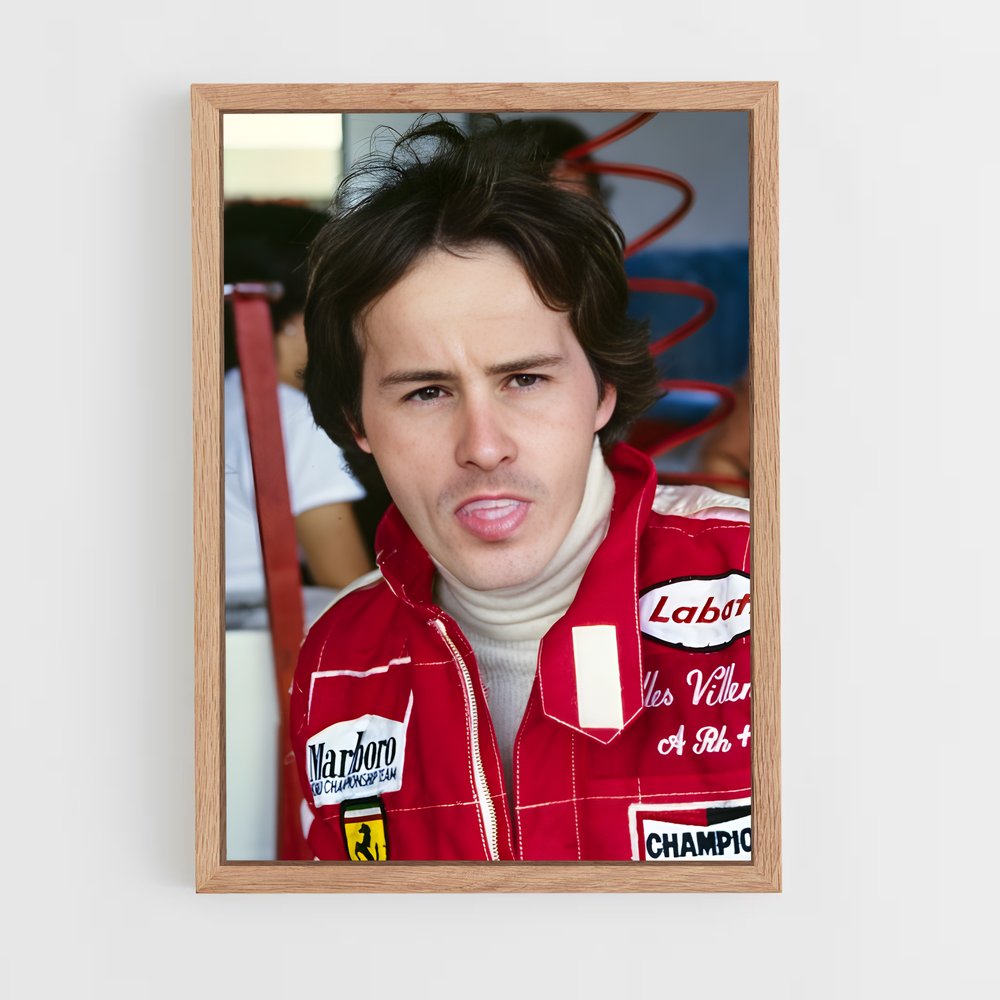 ap-gilles villeneuve-3 cadre Bois clair