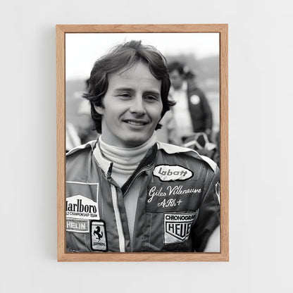 ap-gilles villeneuve-5 cadre Bois clair