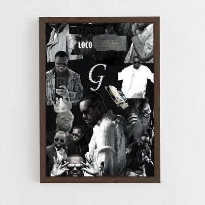 ap-gims-6 cadre Bois foncé