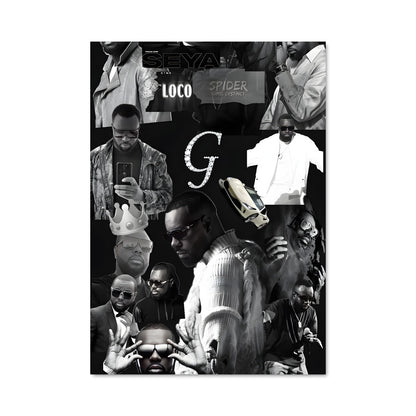 Poster Gims en Couleurs