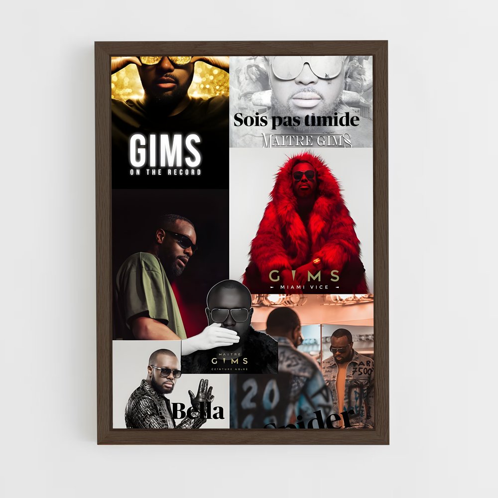 ap-gims-7 cadre Bois foncé
