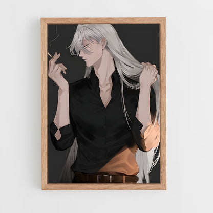 ap-gin detective conan-4 cadre Bois clair