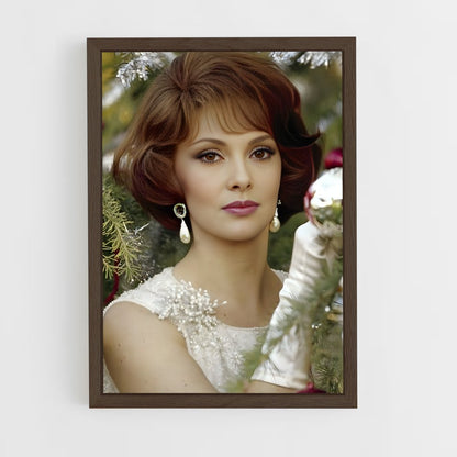 ap-gina lollobrigida-3 cadre Bois foncé