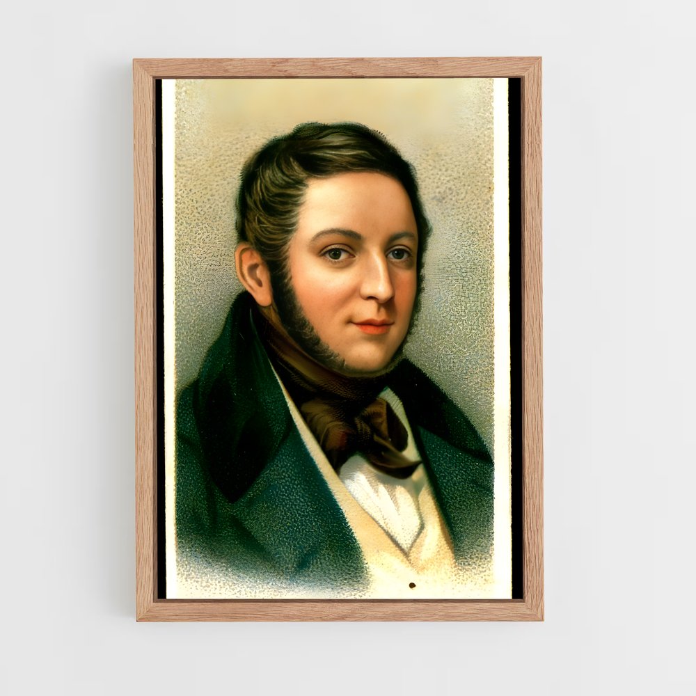 ap-gioachino rossini-3 cadre Bois clair