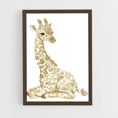 ap-giraffe-6 cadre Bois foncé