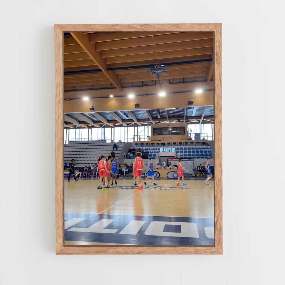 ap-girona basket basketball-3 cadre Bois clair