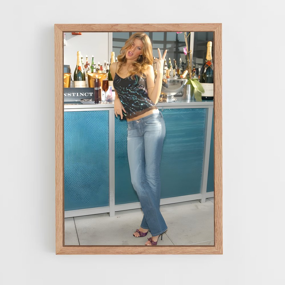 ap-gisele bundchen-2 cadre Bois clair