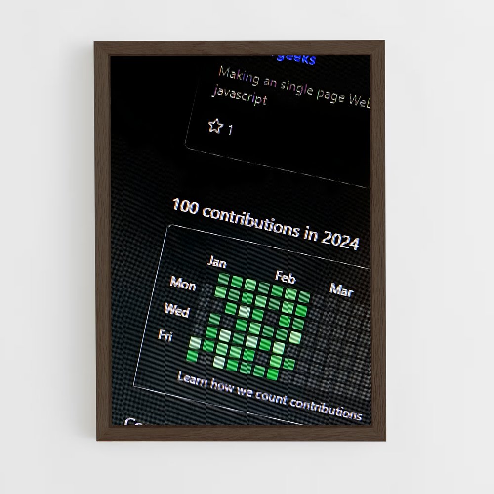 ap-github-1 cadre Bois foncé
