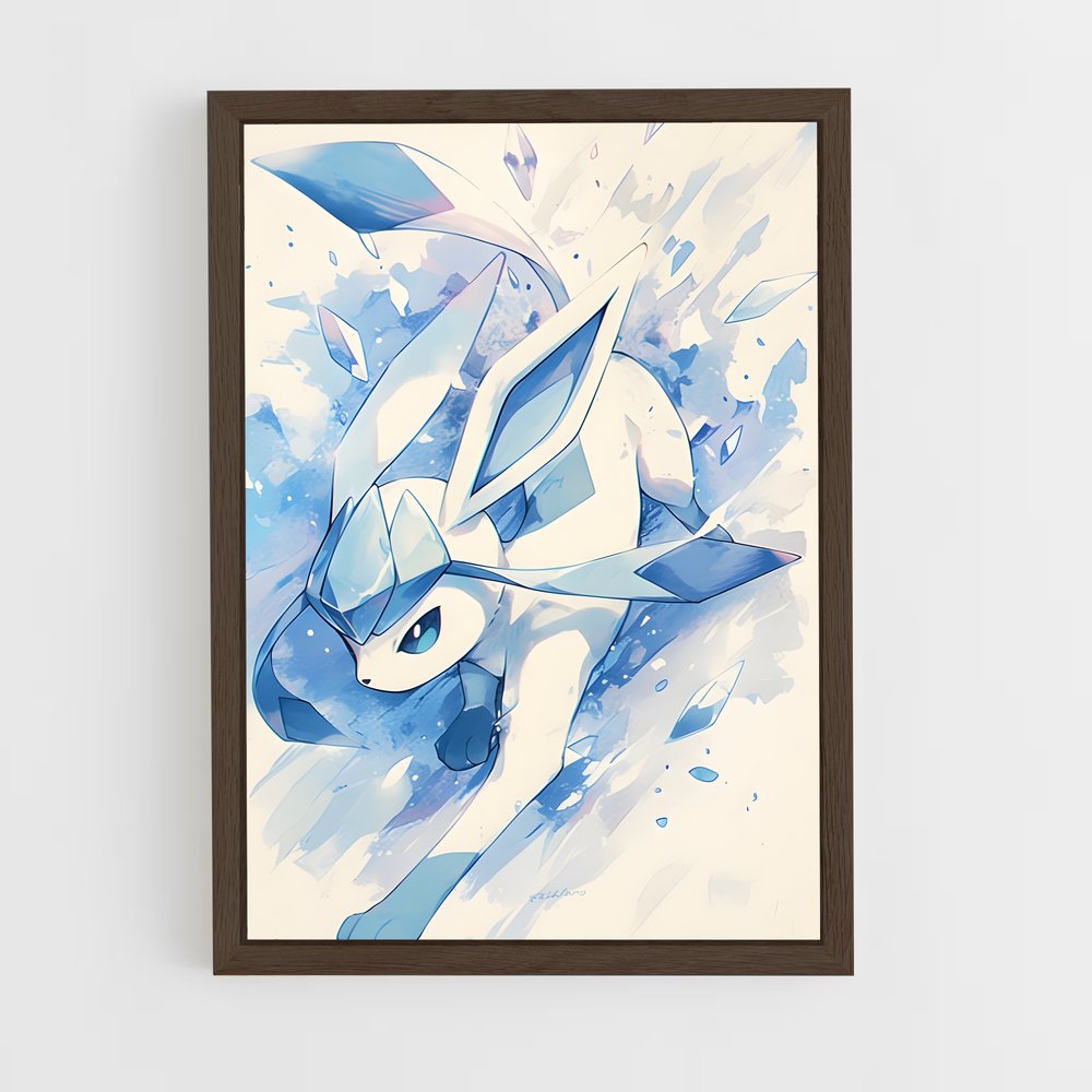 ap-glaceon-1 cadre Bois foncé
