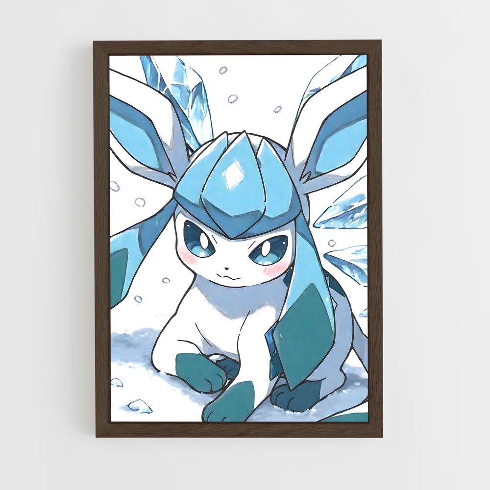 ap-glaceon-7 cadre Bois foncé