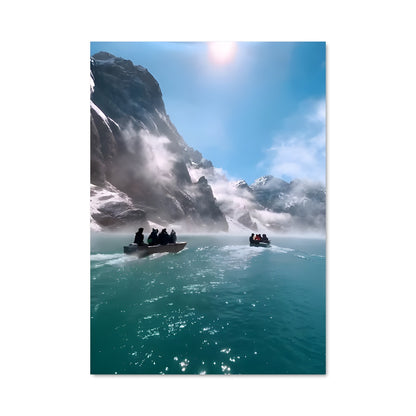 Poster Glacial lake 97049