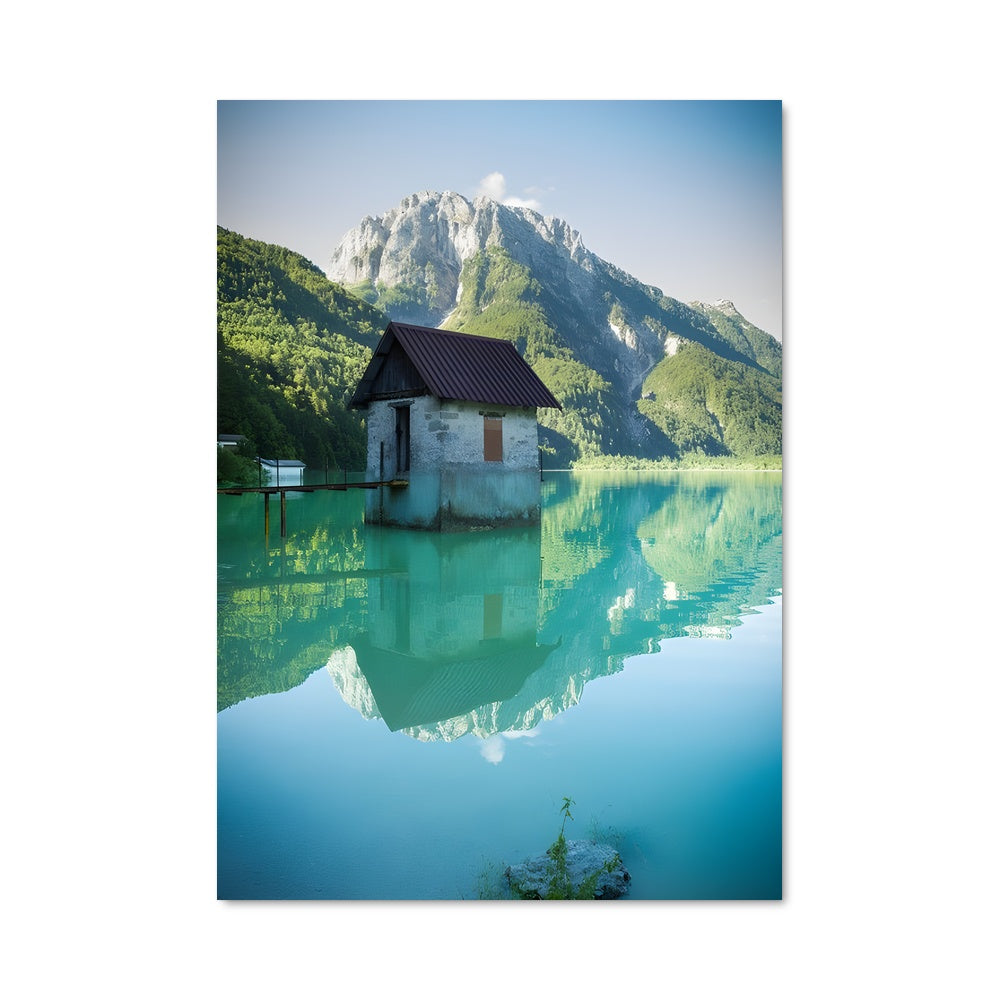 Poster Glacial lake 97034