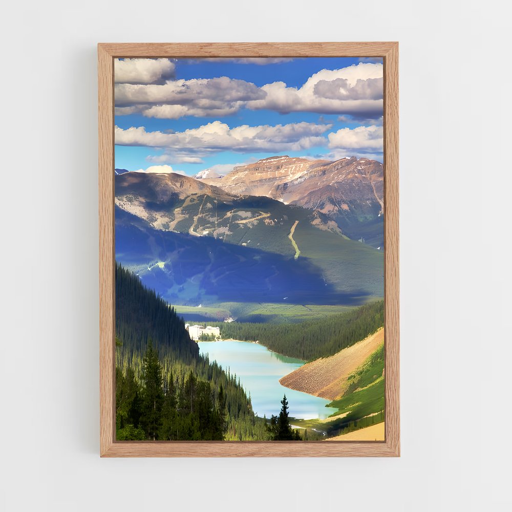 ap-glacial valley-4 cadre Bois clair