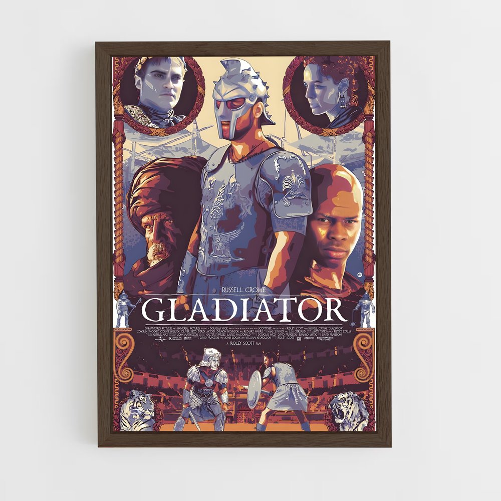 ap-gladiator-23 cadre Bois foncé