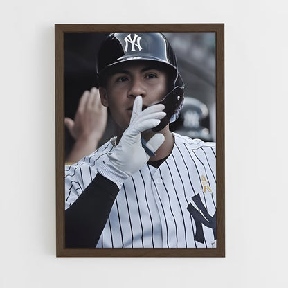 ap-gleyber torres-1 cadre Bois foncé