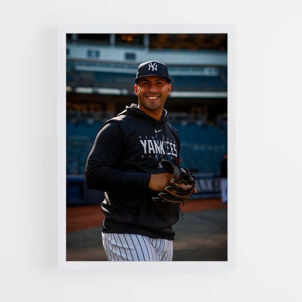 ap-gleyber torres-4 cadre Blanc
