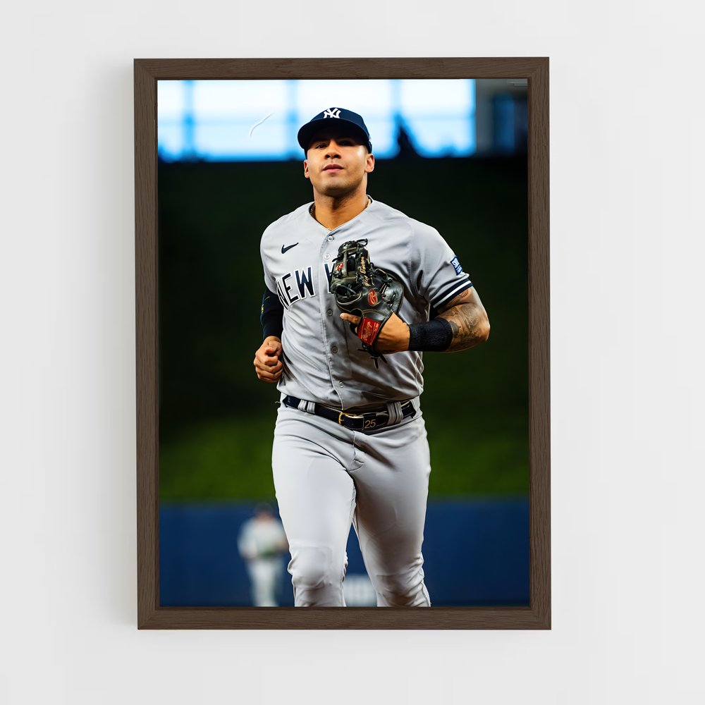 ap-gleyber torres-7 cadre Bois foncé
