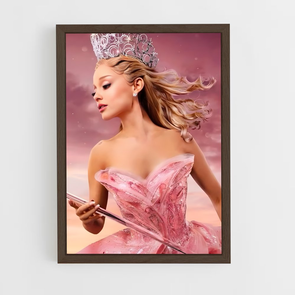 ap-glinda good witch-6 cadre Bois foncé