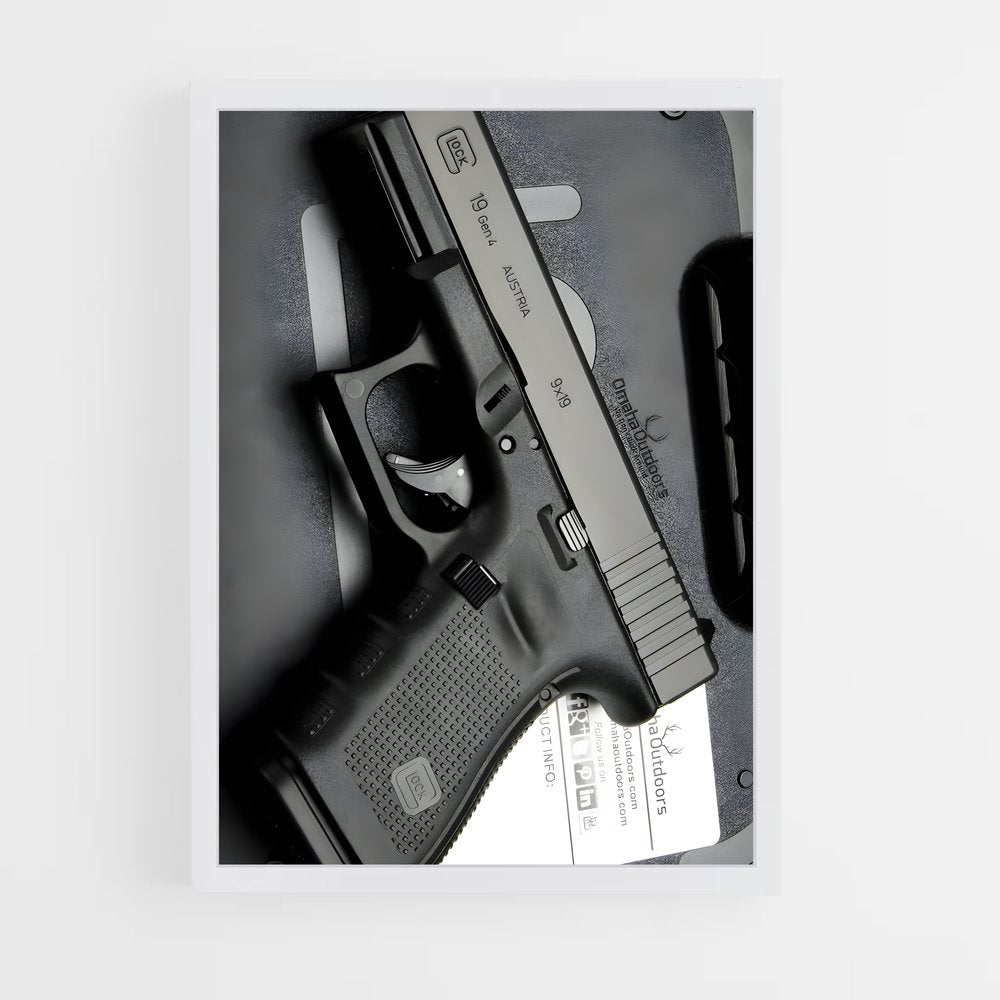 ap-glock 19-1 cadre Blanc