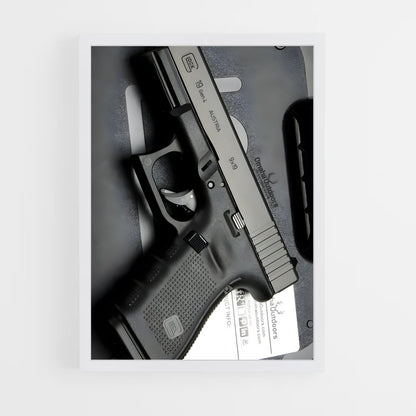 ap-glock 19-1 cadre Blanc