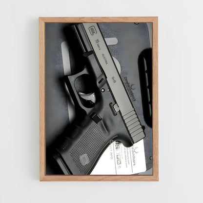 ap-glock 19-1 cadre Bois clair