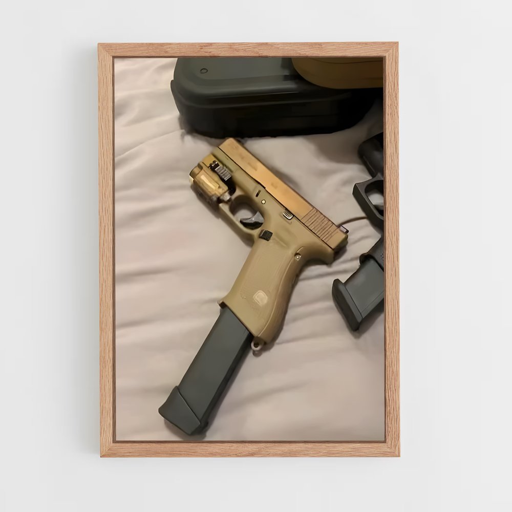 ap-glock 19-10 cadre Bois clair