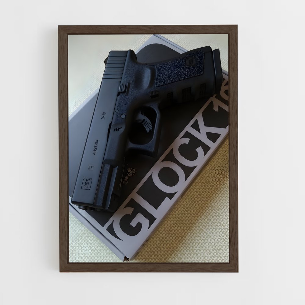 ap-glock 19-3 cadre Bois foncé
