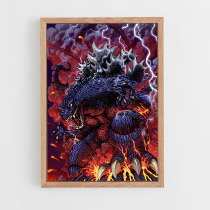 ap-godzilla-2 cadre Bois clair