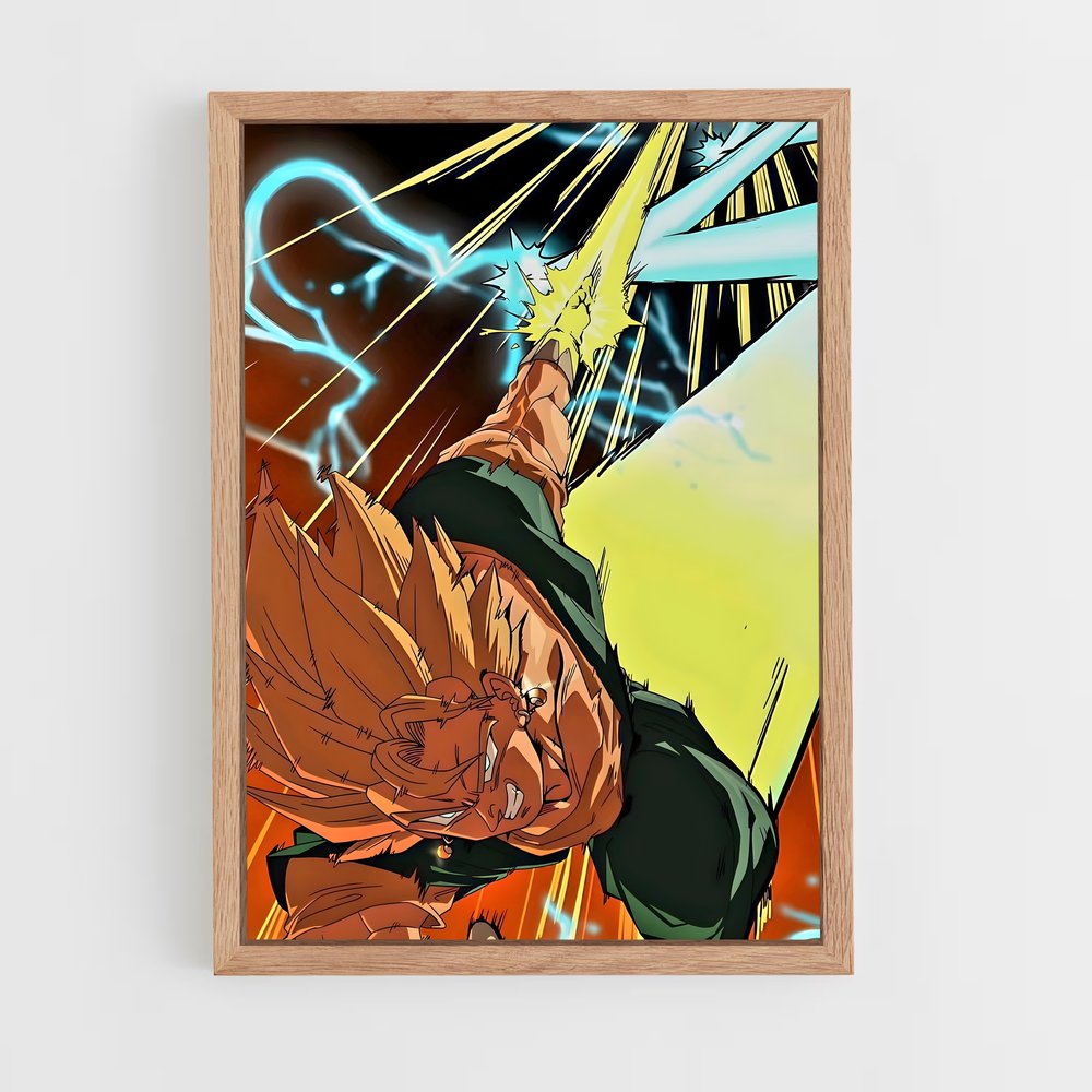 ap-gogeta-12 cadre Bois clair