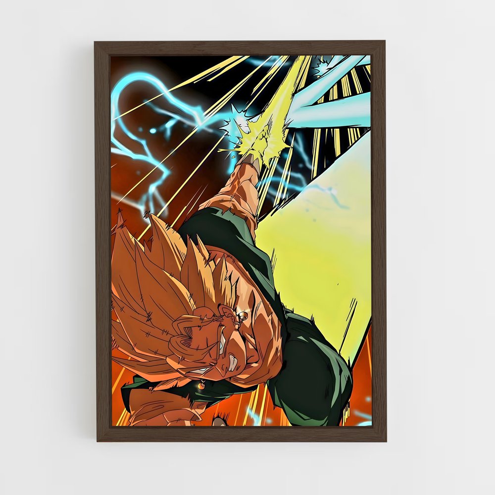 ap-gogeta-12 cadre Bois foncé