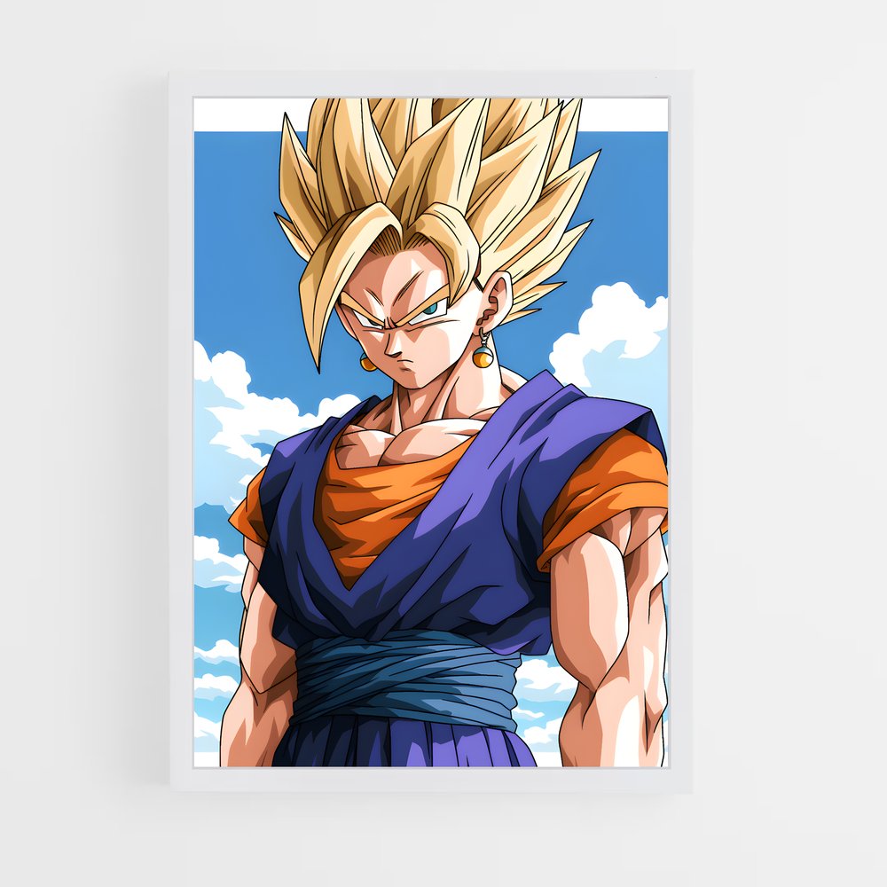 ap-gogeta-4 cadre Blanc