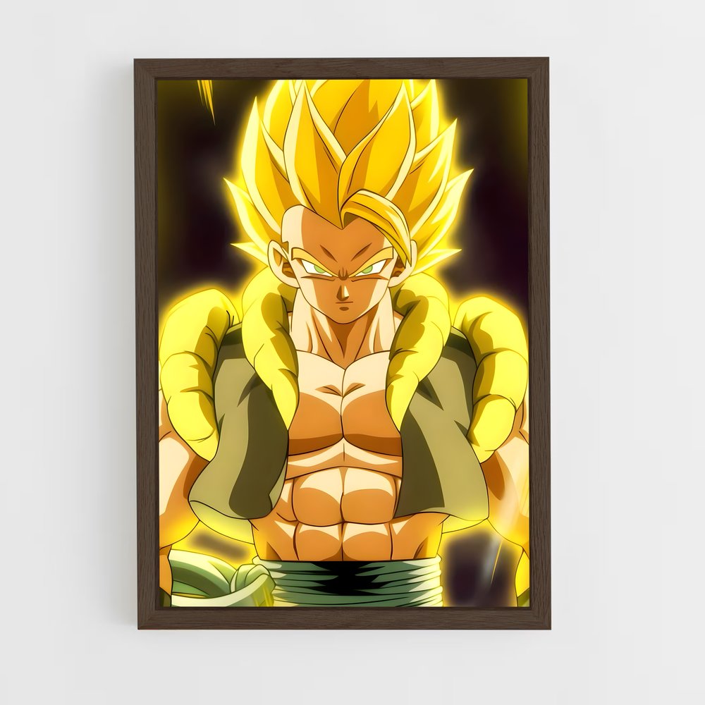 ap-gogeta-5 cadre Bois foncé