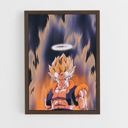 ap-gogeta-8 cadre Bois foncé