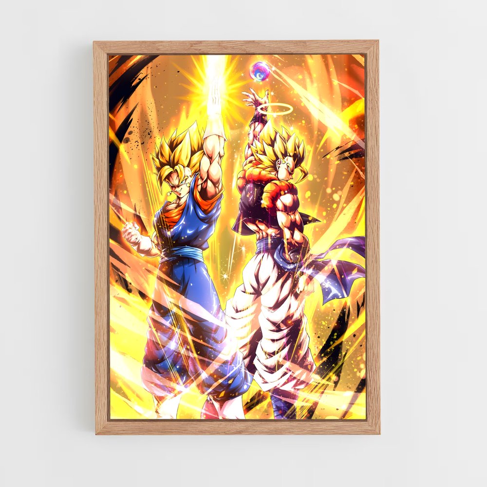 ap-gogeta-9 cadre Bois clair
