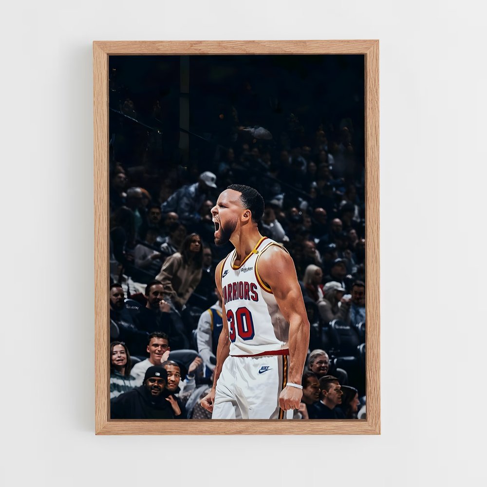 ap-golden state warriors-10 cadre Bois clair