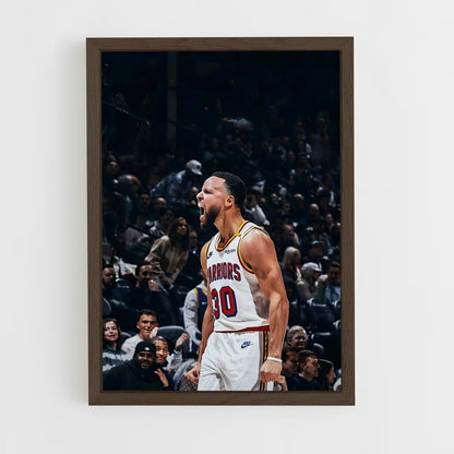 ap-golden state warriors-10 cadre Bois foncé