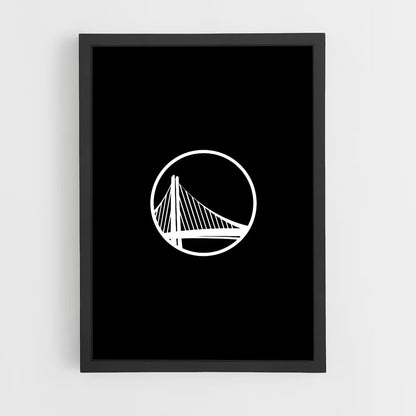 ap-golden state warriors-11 cadre Noir