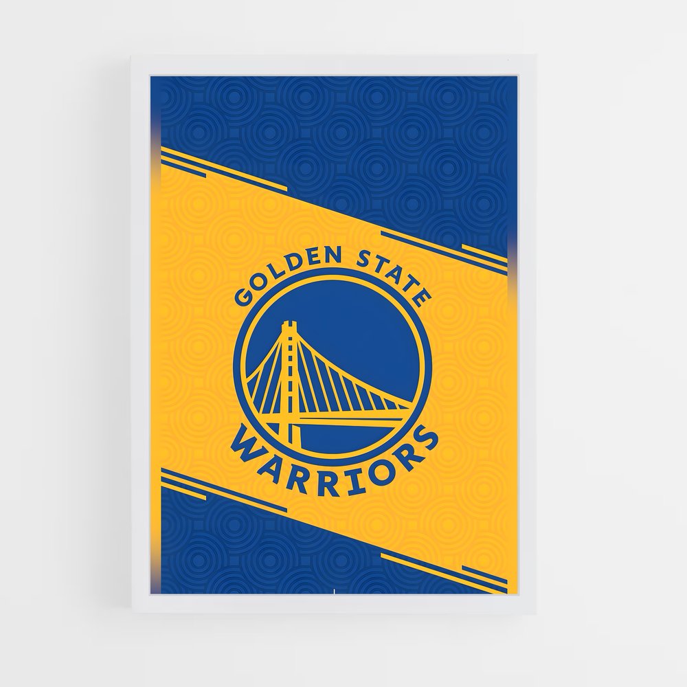 ap-golden state warriors-13 cadre Blanc