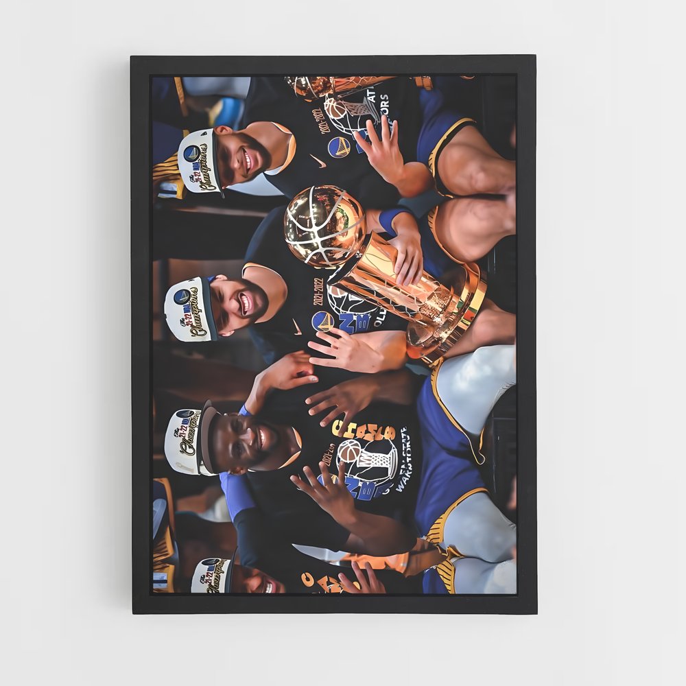 ap-golden state warriors-4 cadre Noir
