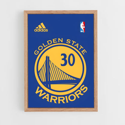 ap-golden state warriors-6 cadre Bois clair