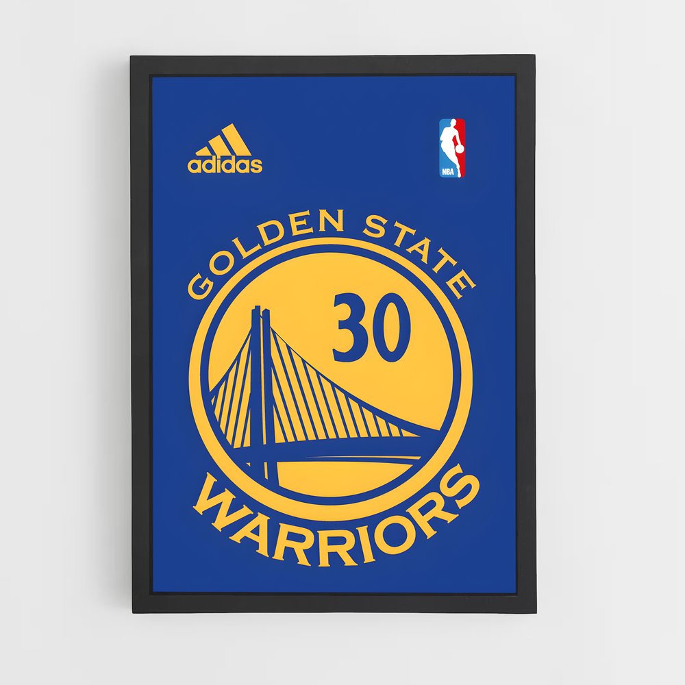 ap-golden state warriors-6 cadre Noir