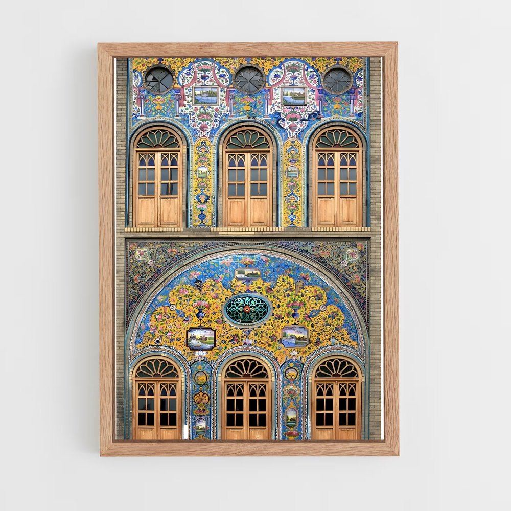 ap-golestan palace-8 cadre Bois clair