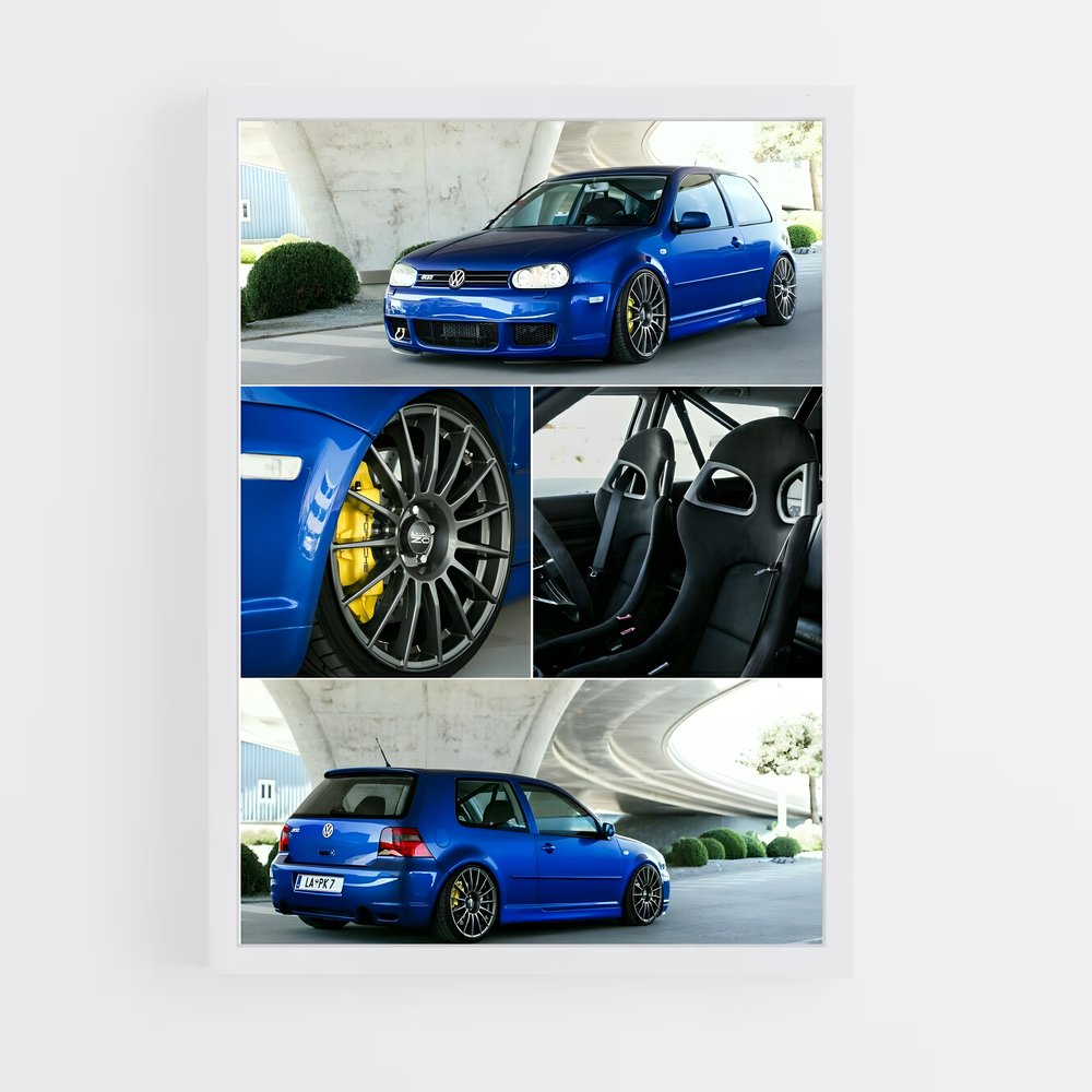ap-golf r32 mk4-1 cadre Blanc